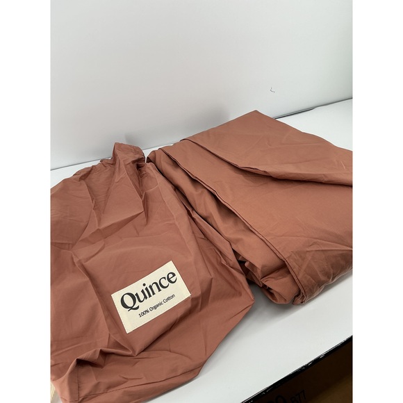 Quince Other - Organic Crisp Percale Duvet Cover
